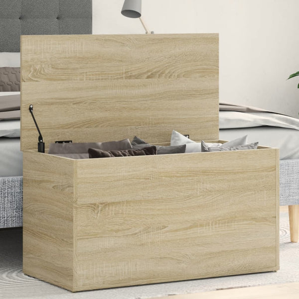 Sonoma-Eiche Aufbewahrungstruhe Cimbru 84x42x46cm (Holz)