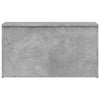 Betongraue Aufbewahrungstruhe Cimbru 84x42x46cm (Holz)