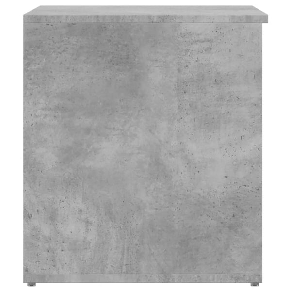 Betongraue Aufbewahrungstruhe Cimbru 84x42x46cm (Holz)