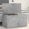 Betongraue Aufbewahrungstruhe Cimbru 84x42x46cm (Holz)