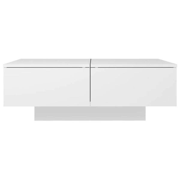 Weißer Couchtisch Eleganta 90x60x31cm (Holz)