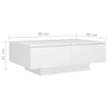 Weißer Couchtisch Eleganta 90x60x31cm (Holz)
