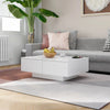 Weißer Couchtisch Eleganta 90x60x31cm (Holz)