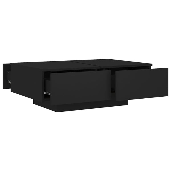 Musta sohvapöytä Eleganta 90x60x31cm (puinen)