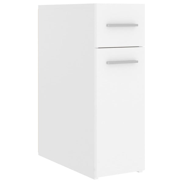 Weißer Apothekerschrank Auruti 20x45,5x60cm (Holz)