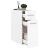 Weißer Apothekerschrank Auruti 20x45,5x60cm (Holz)
