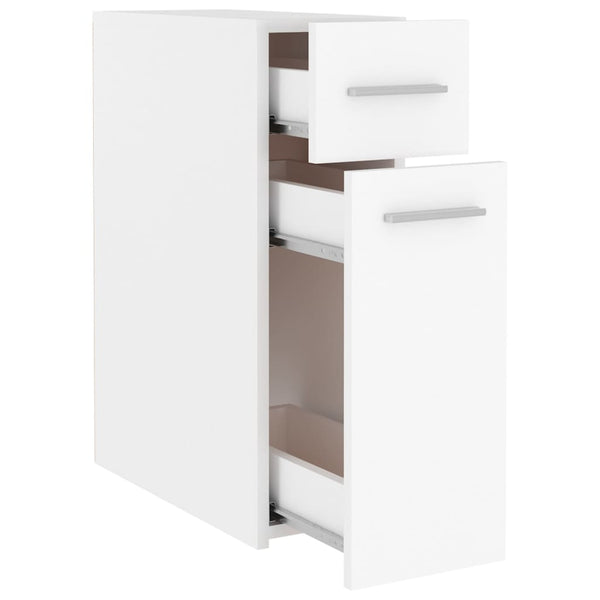 Weißer Apothekerschrank Auruti 20x45,5x60cm (Holz)