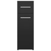 Schwarzer Apothekerschrank Auruti 20x45,5x60cm (Spanplatte)