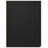 Schwarzer Apothekerschrank Auruti 20x45,5x60cm (Spanplatte)