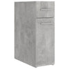 Apothekerschrank Auruti 20x45,5x60cm (Holz) betongrau
