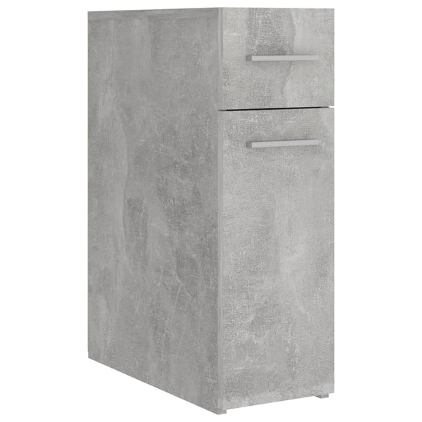 Apothekerschrank Auruti 20x45,5x60cm (Holz) betongrau