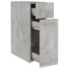Apothekerschrank Auruti 20x45,5x60cm (Holz) betongrau