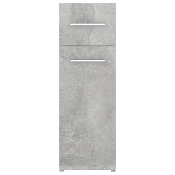 Apothekerschrank Auruti 20x45,5x60cm (Holz) betongrau
