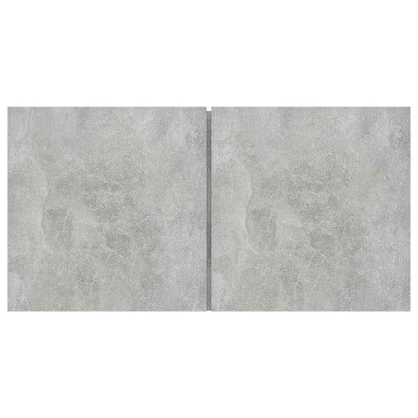 Betoninharmaa seinäkiinnitettävä tv-taso Iozse 60x30x30cm