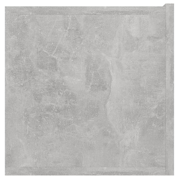 Betoninharmaa seinäkiinnitettävä tv-taso Iozse 60x30x30cm