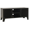Graues TV-Möbel Hrabovschi 105x36x47cm (Metall und MDF)