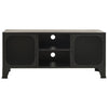 Graues TV-Möbel Hrabovschi 105x36x47cm (Metall und MDF)