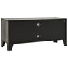 Graues TV-Möbel Hrabovschi 105x36x47cm (Metall und MDF)