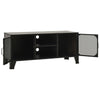 Graues TV-Möbel Hrabovschi 105x36x47cm (Metall und MDF)