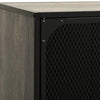 Graues TV-Möbel Hrabovschi 105x36x47cm (Metall und MDF)