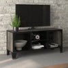 Graues TV-Möbel Hrabovschi 105x36x47cm (Metall und MDF)