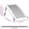 Gebogenes Solarpanel für Schwimmbecken, Melintan 72,5x46cm