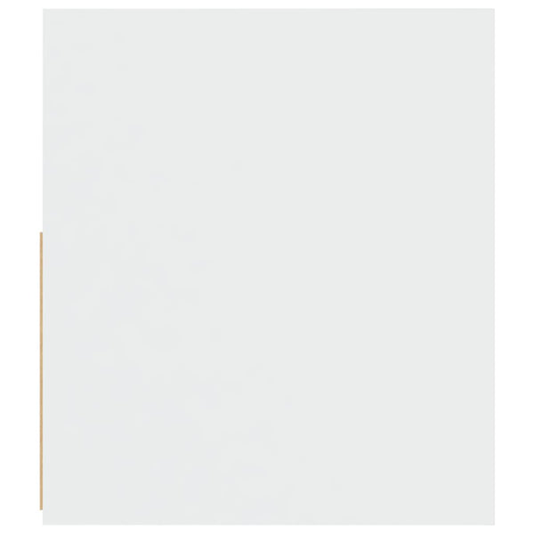 Valkoinen yöpöydät Kaylah 60x35x40cm (2 kpl led-valoilla)
