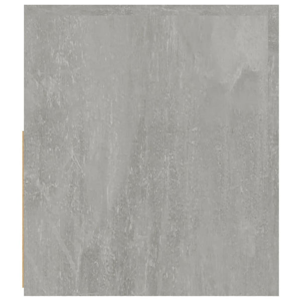 Betoninharmaa yöpöydät Kaylah 60x35x40cm (2 kpl led-valoilla)