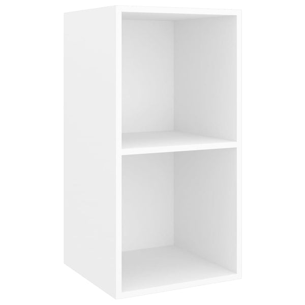 Weißes TV-Schrank-Set Lucky (3-teilig, Spanplatte)