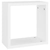 Weißes Würfel-Wandregal Tinculina 30x15x30cm (2 Stück)