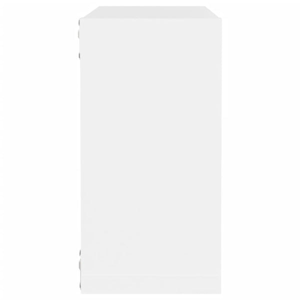 Weißes Würfel-Wandregal Tinculina 30x15x30cm (2 Stück)