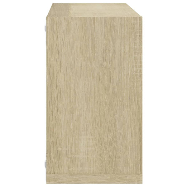 Würfelregale Tinculina aus Sonoma-Eiche 26x15x26cm (4 Stk.)