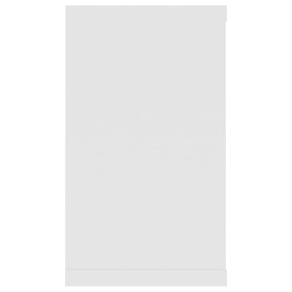 Weißes Würfel-Wandregal Tinculina 80x15x26,5cm (4 Stück Spanplatte)