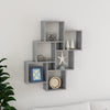 Betonggraues Würfelwandregal Varol 78x15x93cm (Holz)