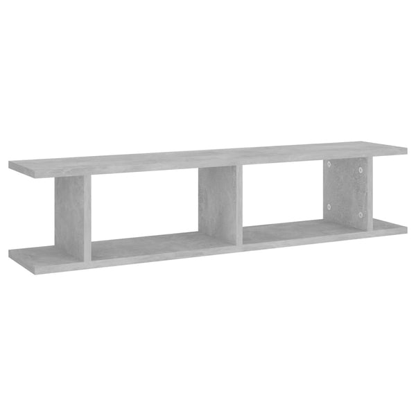 Betongraue Wandregale Vulica 90x18x20cm (2 Stück Spanplatte)