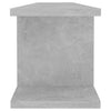 Betongraue Wandregale Vulica 90x18x20cm (2 Stück Spanplatte)