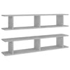 Betongraue Wandregale Vulica 105x18x20cm (2 St. Spanplatte)