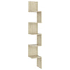 Sonoma Eiche Wand-Eckregal Donas 20x20x127,5cm (Holz)