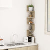 Sonoma Eiche Wand-Eckregal Donas 20x20x127,5cm (Holz)