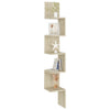 Sonoma Eiche Wand-Eckregal Donas 20x20x127,5cm (Holz)