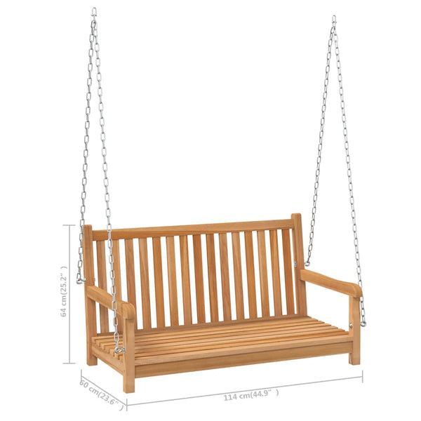Schaukelbank Gheorgghe 114x60x64cm (Teak)