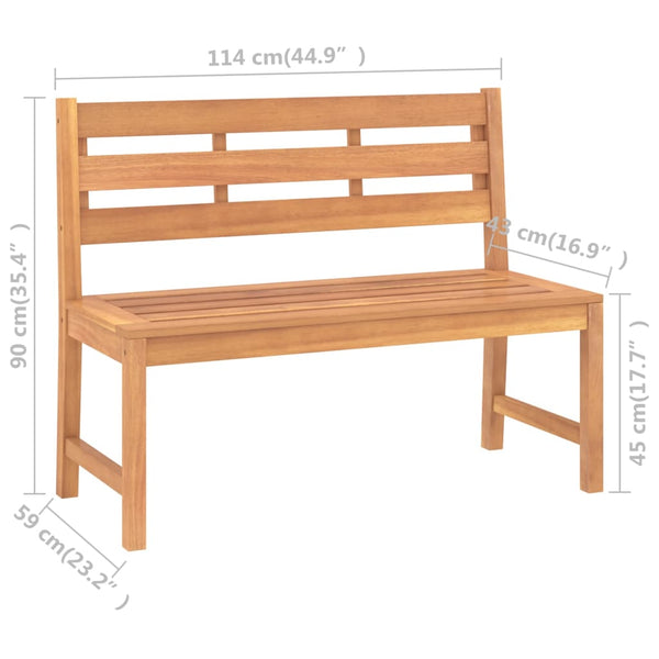 Gartenbank Saliev 114cm (Teak)