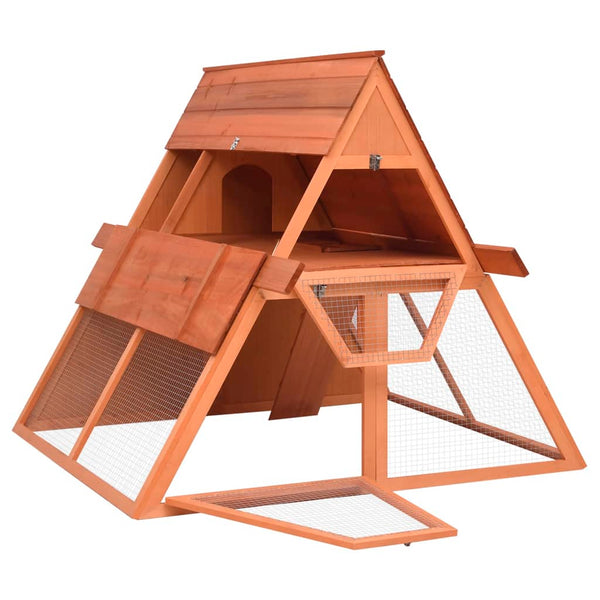 Holzhasenstall Indefina 152x127x109,5cm (Tanne)