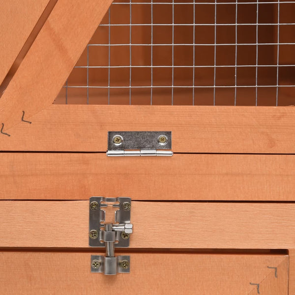 Holzhasenstall Indefina 152x127x109,5cm (Tanne)