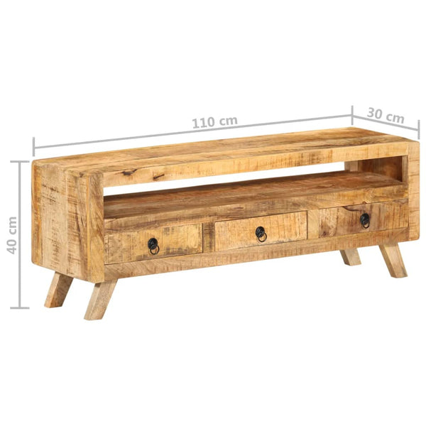 TV-Möbel Bree 110x30x40cm (Mangoholz)