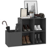 Grauer Schuhschrank Araceli für den Flur 105x35,5x70cm (Holz)