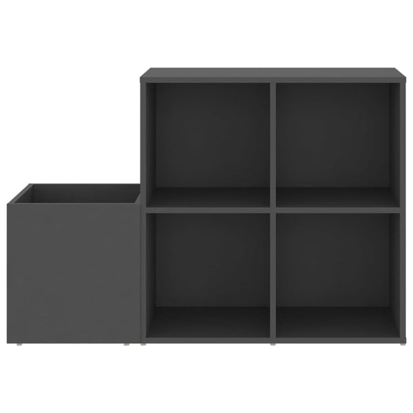 Grauer Schuhschrank Araceli für den Flur 105x35,5x70cm (Holz)