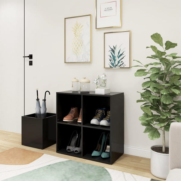 Grauer Schuhschrank Araceli für den Flur 105x35,5x70cm (Holz)