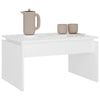 Weißer Couchtisch Auror 68x50x38cm (Holz)