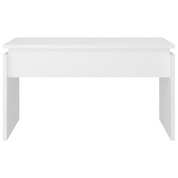 Weißer Couchtisch Auror 68x50x38cm (Holz)